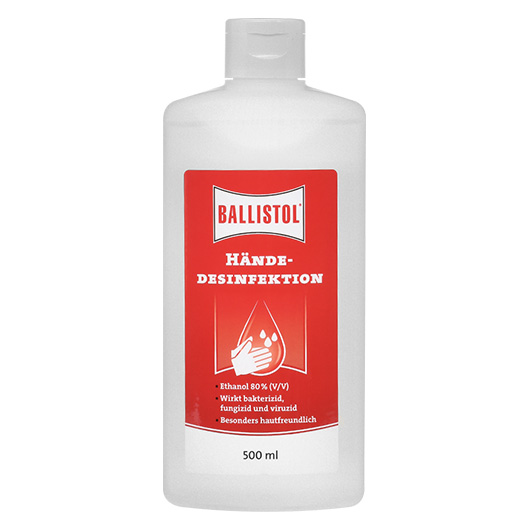Ballistol Hndedesinfektion 500 ml wirksam gegen Viren, Bakterien und Keime Bild 1