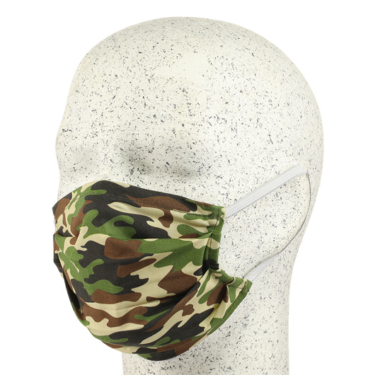 Stoffmaske fr Kinder und Jugendliche camouflage