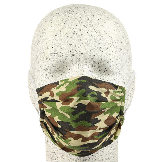 Stoffmaske fr Kinder und Jugendliche camouflage Bild 1