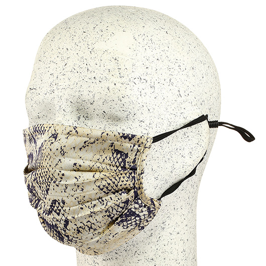 Stoffmaske Snake Polyester verstellbar