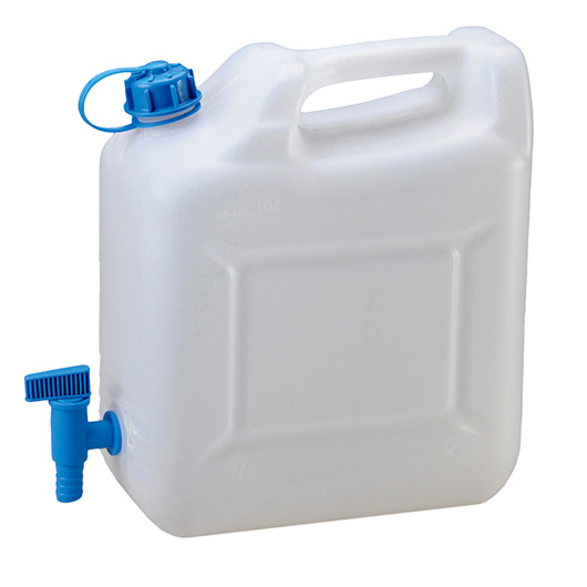 Huenersdorff Wasserkanister Eco 12 Liter mit Ablasshahn