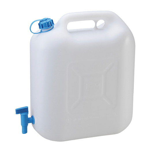 Huenersdorff Wasserkanister Eco 22 Liter mit Ablasshahn