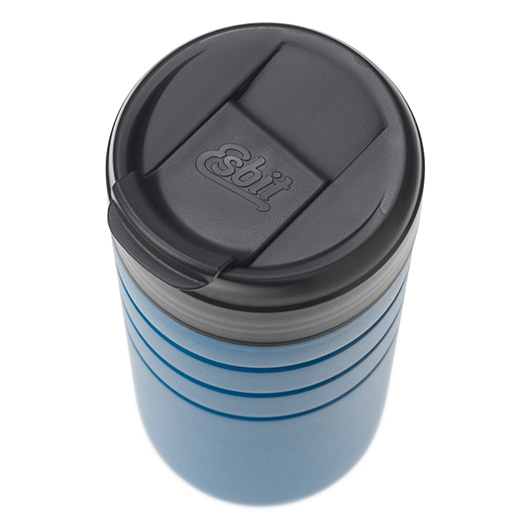 Esbit Thermobecher Majoris Edelstahl 0,45 Liter blau Bild 2