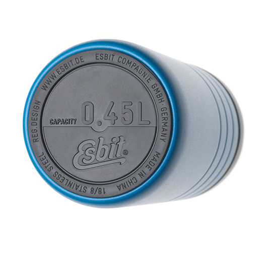 Esbit Thermobecher Majoris Edelstahl 0,45 Liter blau Bild 3