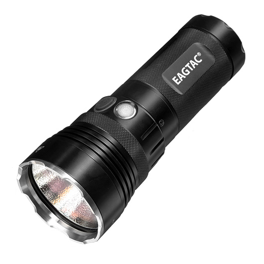 EAGTAC LED-Taschenlampe MX30L3 Kit 3300 Lumen schwarz inkl. Diffusorkappe, Lanyard und Nylonholster