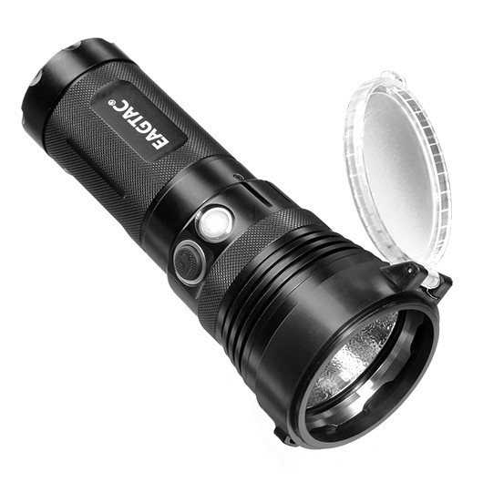 EAGTAC LED-Taschenlampe MX30L3 Kit 3300 Lumen schwarz inkl. Diffusorkappe, Lanyard und Nylonholster Bild 10