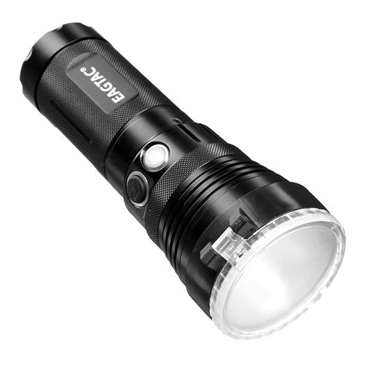 EAGTAC LED-Taschenlampe MX30L3 Kit 3300 Lumen schwarz inkl. Diffusorkappe, Lanyard und Nylonholster Bild 9