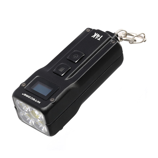 Nitecore Schlüssellampe T4K 4000 Lumen schwarz inkl. Gürtelclip