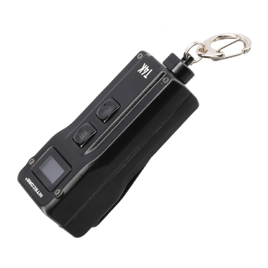 Nitecore Schlüssellampe T4K 4000 Lumen schwarz inkl. Gürtelclip Bild 1