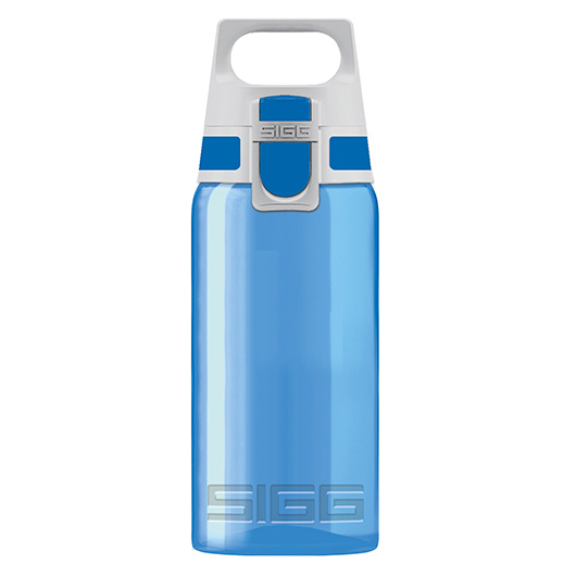SIGG Trinkflasche Viva One 0,5 Liter Einhandverschluss BPA-frei blau