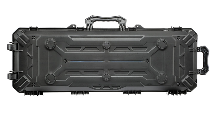 ASG Tactical Rifle Case Waffenkoffer / Trolley 102 x 32,5 x 9 cm Cubed-Schaumstoff IPX7 schwarz Bild 3