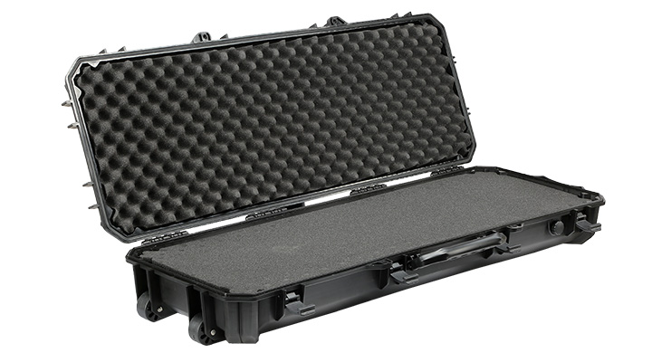 ASG Tactical Rifle Case Waffenkoffer / Trolley 102 x 32,5 x 9 cm Cubed-Schaumstoff IPX7 schwarz Bild 5