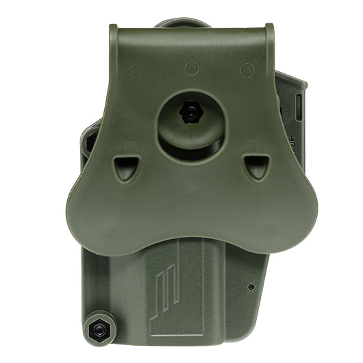 Amomax Per-Fit Universal Tactical Holster Polymer Paddle - passend fr ber 80 Pistolen Rechts oliv Bild 4