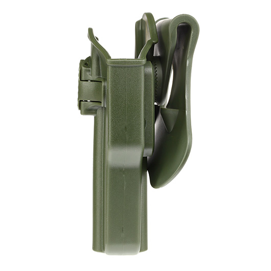 Amomax Per-Fit Universal Tactical Holster Polymer Paddle - passend fr ber 80 Pistolen Links oliv Bild 6