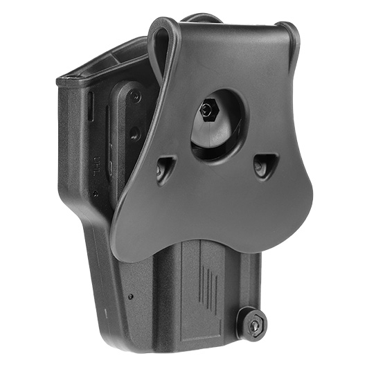 Amomax Per-Fit Universal Tactical Holster Polymer Paddle - passend fr ber 80 Pistolen Links schwarz Bild 5