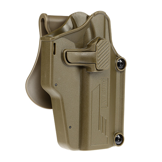 Amomax Per-Fit Universal Tactical Holster Polymer Paddle - passend fr ber 80 Pistolen Rechts Flat Dark Earth Bild 1