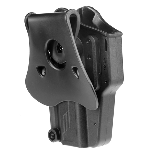 Amomax Per-Fit Universal Tactical Holster Polymer Paddle - passend fr ber 80 Pistolen Rechts schwarz Bild 3