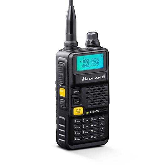 Midland CT590S Handfunkgert Dualband VHF/UHF schwarz