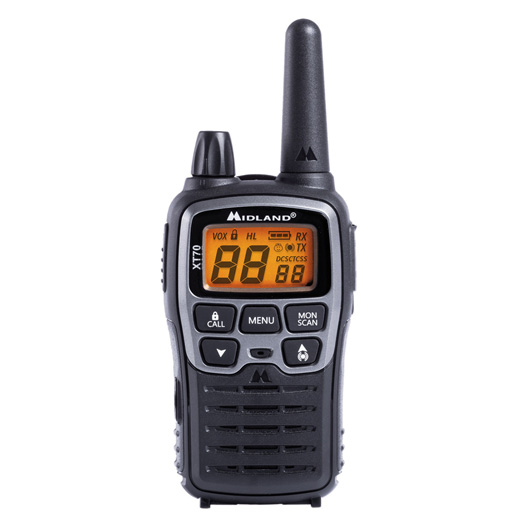 Midland XT70 Funkgerteset PMR+LPD inkl. MA21L Headset und Doppelstnder 1 Paar Bild 4