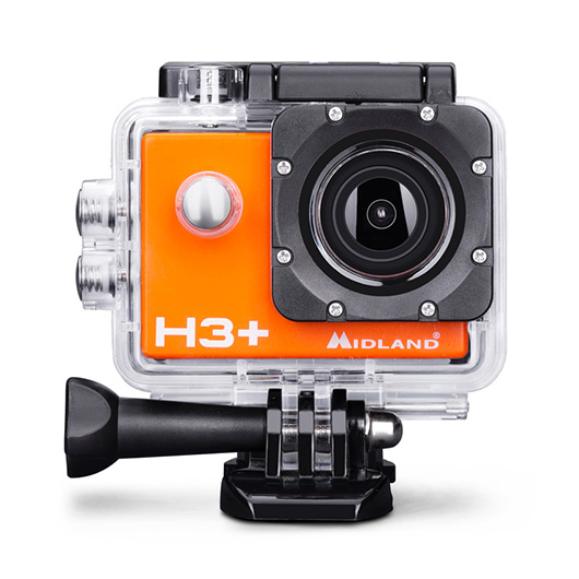 Midland H3+ Full HD Action Kamera WiFi Wasserdicht orange Bild 3