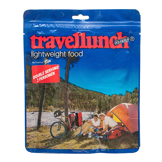 Travellunch Outdoornahrung Hauptgericht Veggie-Bolognese mit Pasta 250g Doppelpack fr 2 Mahlzeiten Bild 2