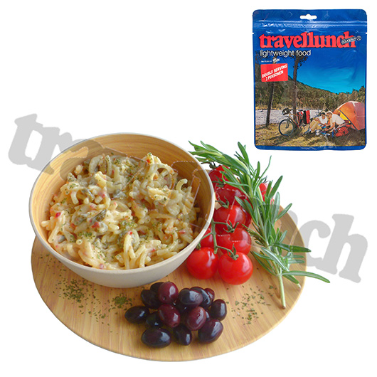Travellunch Outdoornahrung Hauptgericht Pasta mit Oliven 250g Doppelpack fr 2 Mahlzeiten
