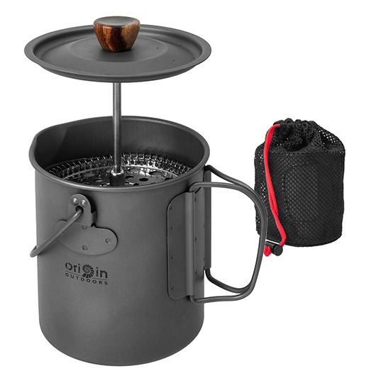 Origin Outdoors Kaffeepresse French 3in1 Titan extra leicht