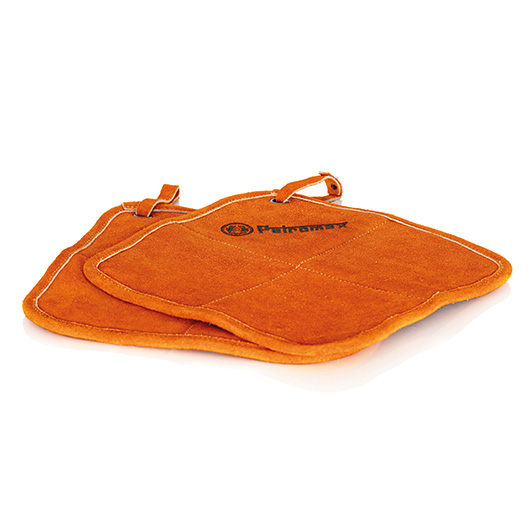 Petromax Topflappen 25 x 25 cm Aramid hitzebestndig bis 250 orange 2er Set