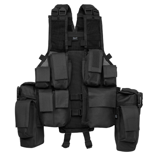 Brandit Tactical Weste schwarz