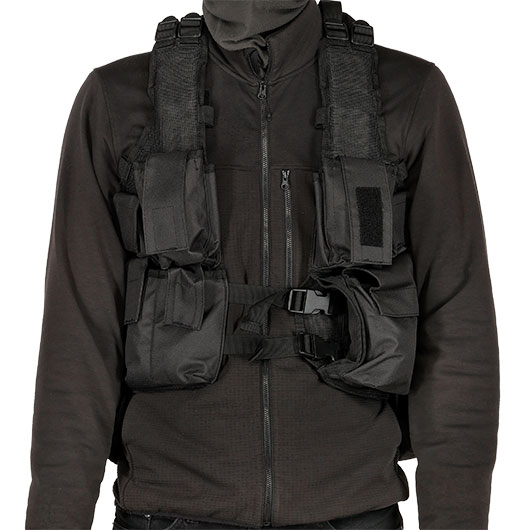 Brandit Tactical Weste schwarz Bild 1