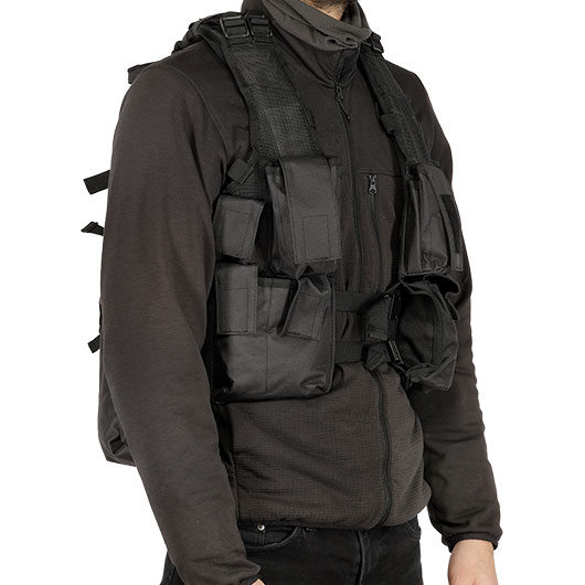 Brandit Tactical Weste schwarz Bild 2