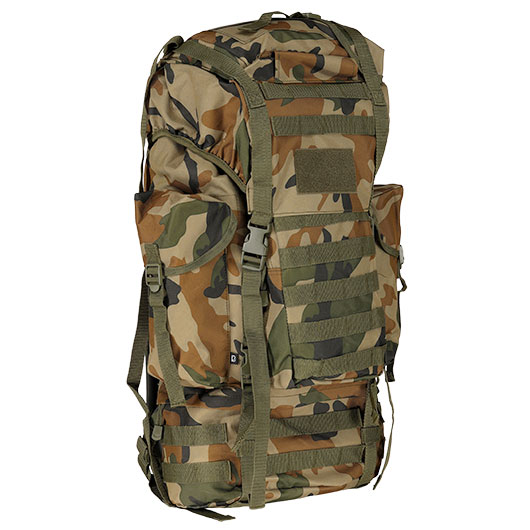 Brandit Rucksack Molle 65 Liter woodland