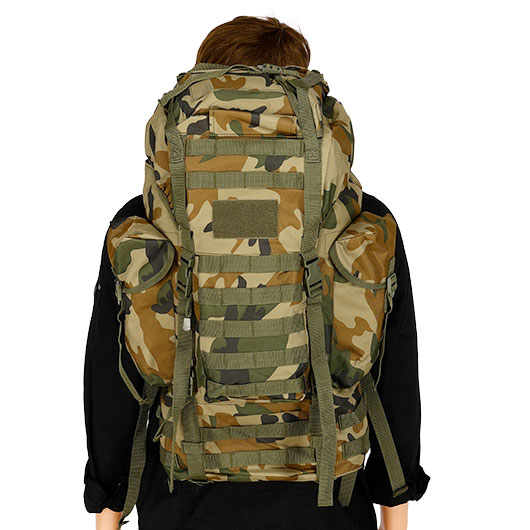 Brandit Rucksack Molle 65 Liter woodland Bild 4