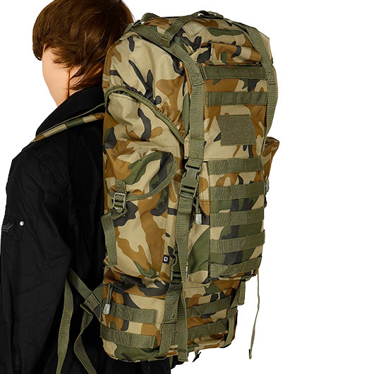 Brandit Rucksack Molle 65 Liter woodland Bild 5