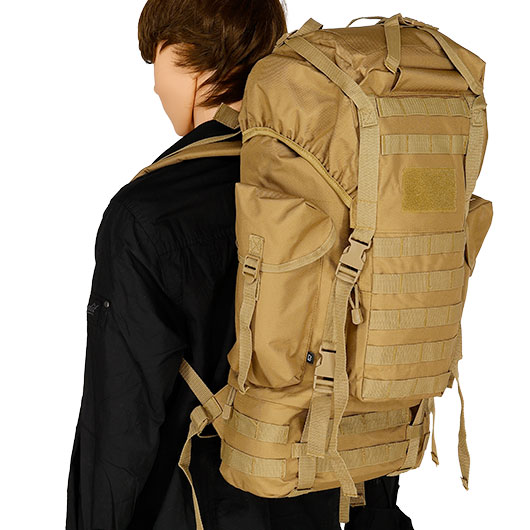 Brandit Rucksack Molle 65 Liter camel Bild 5