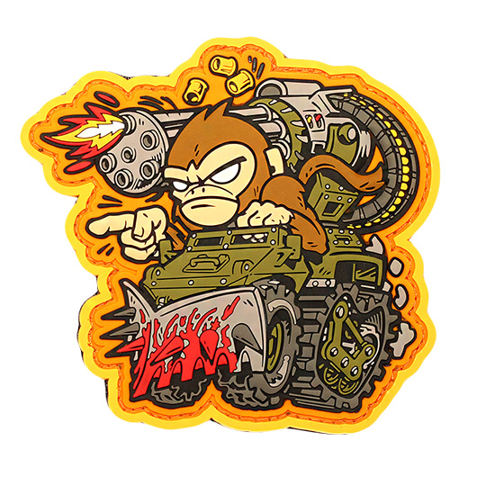 Mil-Spec Monkey 3D Rubber Patch mit Klettflche War Machine Monkey 1 multicam