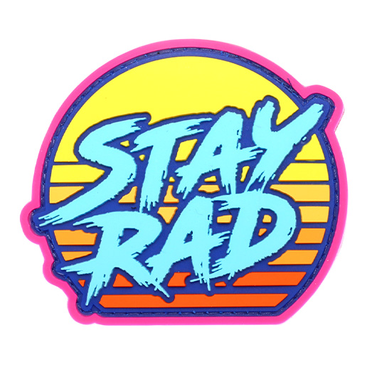 Mil-Spec Monkey 3D Rubber Patch mit Klettflche Stay Rad Sunset blau