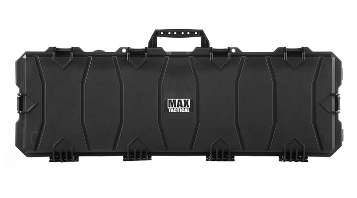 MAX Tactical Large Hard Case Waffenkoffer / Trolley 102 x 36,5 x 14,5 cm Waben-Schaumstoff schwarz Bild 2