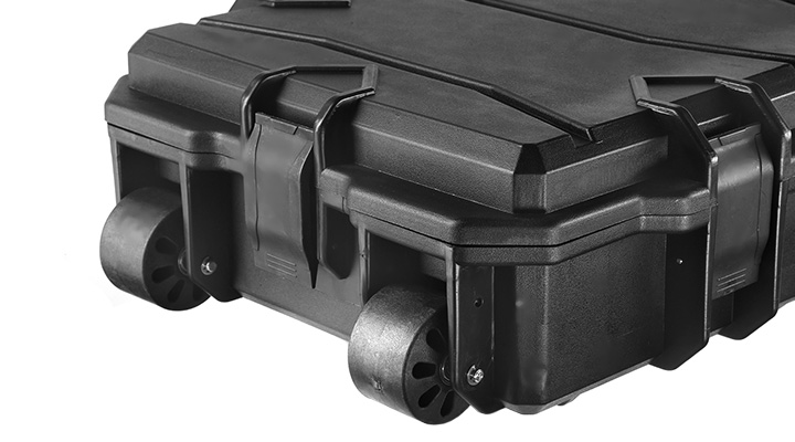 MAX Tactical Large Hard Case Waffenkoffer / Trolley 102 x 36,5 x 14,5 cm Waben-Schaumstoff schwarz Bild 8