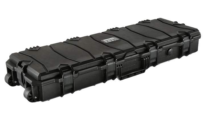 MAX Tactical Large Hard Case Waffenkoffer / Trolley 102 x 36,5 x 14,5 cm PnP-Schaumstoff schwarz