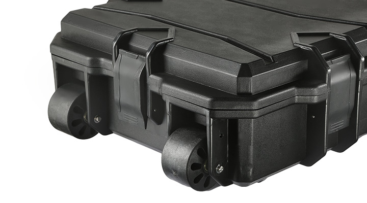 MAX Tactical Large Hard Case Waffenkoffer / Trolley 102 x 36,5 x 14,5 cm PnP-Schaumstoff schwarz Bild 8