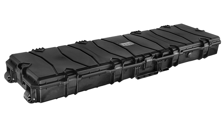 MAX Tactical X-Large Hard Case Waffenkoffer / Trolley 139 x 40 x 14,5 cm Waben-Schaumstoff schwarz