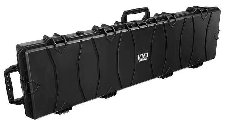 MAX Tactical X-Large Hard Case Waffenkoffer / Trolley 139 x 40 x 14,5 cm Waben-Schaumstoff schwarz Bild 1