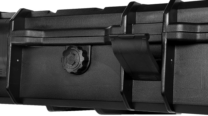 MAX Tactical X-Large Hard Case Waffenkoffer / Trolley 139 x 40 x 14,5 cm Waben-Schaumstoff schwarz Bild 10