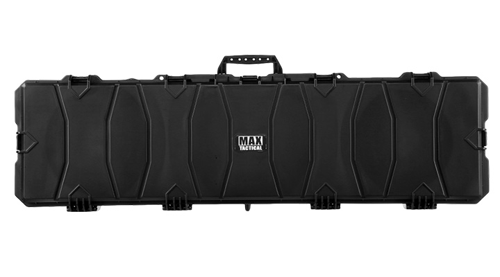 MAX Tactical X-Large Hard Case Waffenkoffer / Trolley 139 x 40 x 14,5 cm Waben-Schaumstoff schwarz Bild 2
