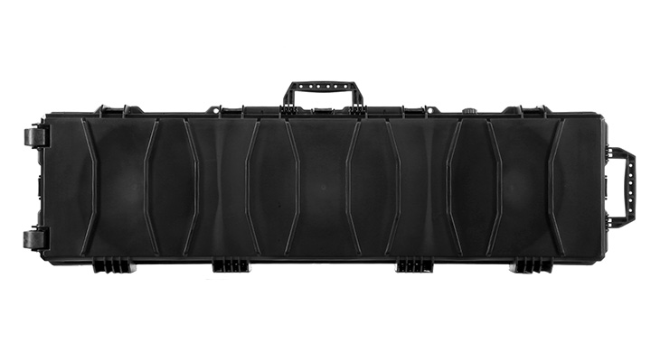 MAX Tactical X-Large Hard Case Waffenkoffer / Trolley 139 x 40 x 14,5 cm Waben-Schaumstoff schwarz Bild 3