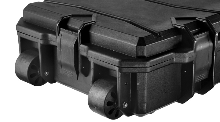 MAX Tactical X-Large Hard Case Waffenkoffer / Trolley 139 x 40 x 14,5 cm Waben-Schaumstoff schwarz Bild 8