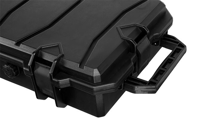 MAX Tactical X-Large Hard Case Waffenkoffer / Trolley 139 x 40 x 14,5 cm Waben-Schaumstoff schwarz Bild 9