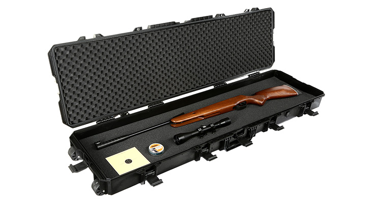 MAX Tactical X-Large Hard Case Waffenkoffer / Trolley 139 x 40 x 14,5 cm PnP-Schaumstoff schwarz Bild 5