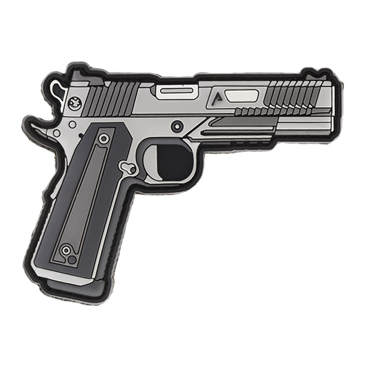 RWA 3D Rubber Patch Agency Arms Agent 2 Pistole grau